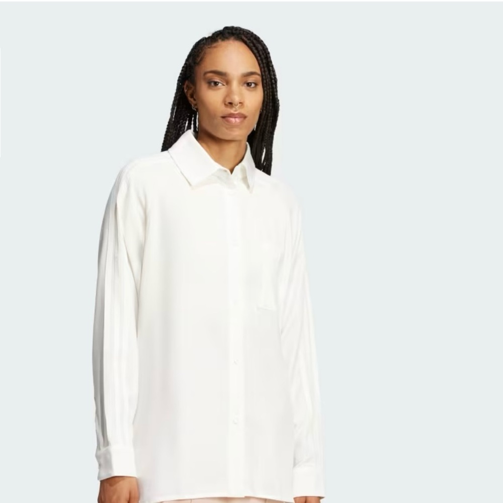 Adidas PREMIUM ESSENTIALS LONG SLEEVE SHIRT NWT